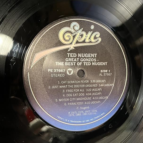 Ted Nugent - Great Gonzos! - The Best Of Ted Nugent (VINYL) | Near Mint (NM) Near Mint (NM)-Music History
