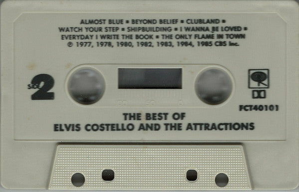 Elvis Costello & The Attractions - The Best Of Elvis Costello And The Attractions *CASSETTE* | Near Mint (NM) Near Mint (NM)-Music History