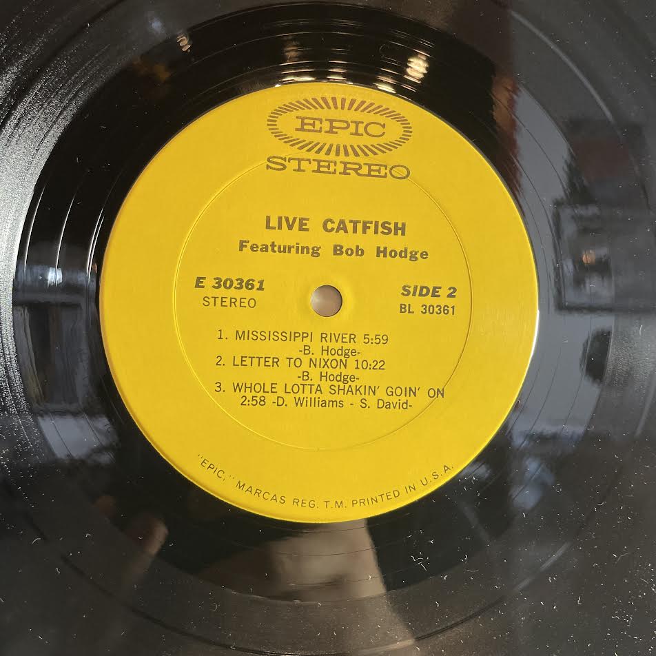 Catfish (6) - Live Catfish (VINYL) | Near Mint (NM) Very Good Plus (VG+)-Music History