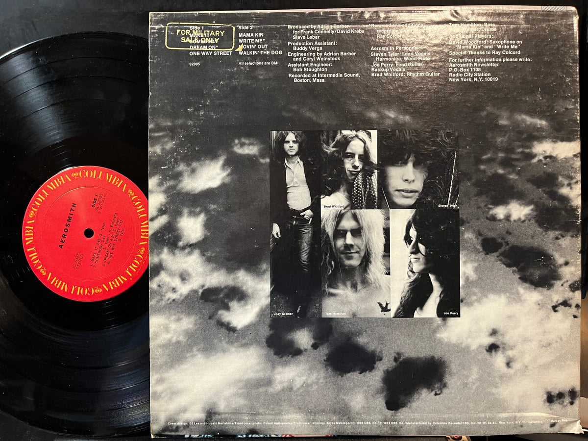 Aerosmith - Aerosmith (VINYL LP MILITARY PROMO COLUMBIA PC 32005) | USED Near Mint (NM or M-) Excellent+ (EX+)-Music History