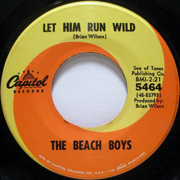 The Beach Boys - California Girls / Let Him Run Wild | Near Mint (NM) Near Mint (NM)-Music History