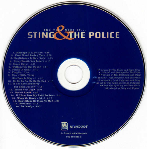Sting - The Very Best Of Sting & The Police (CD) | Near Mint (NM) Near Mint (NM)-Music History