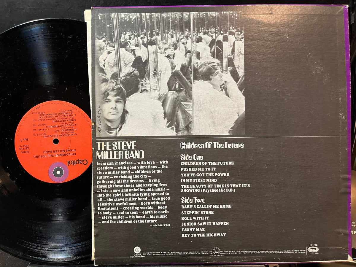Steve Miller Band - Children Of The Future (VINYL) | Near Mint (NM) Excellent+ (EX+)-Music History