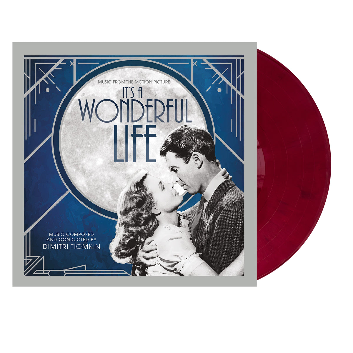 Dimitri Tiomkin - It's A Wonderful Life -- Music From The Motion Picture (Burgundy "Zuzu's Petals" Vinyl) | Mint (M) Mint (M)-Music History