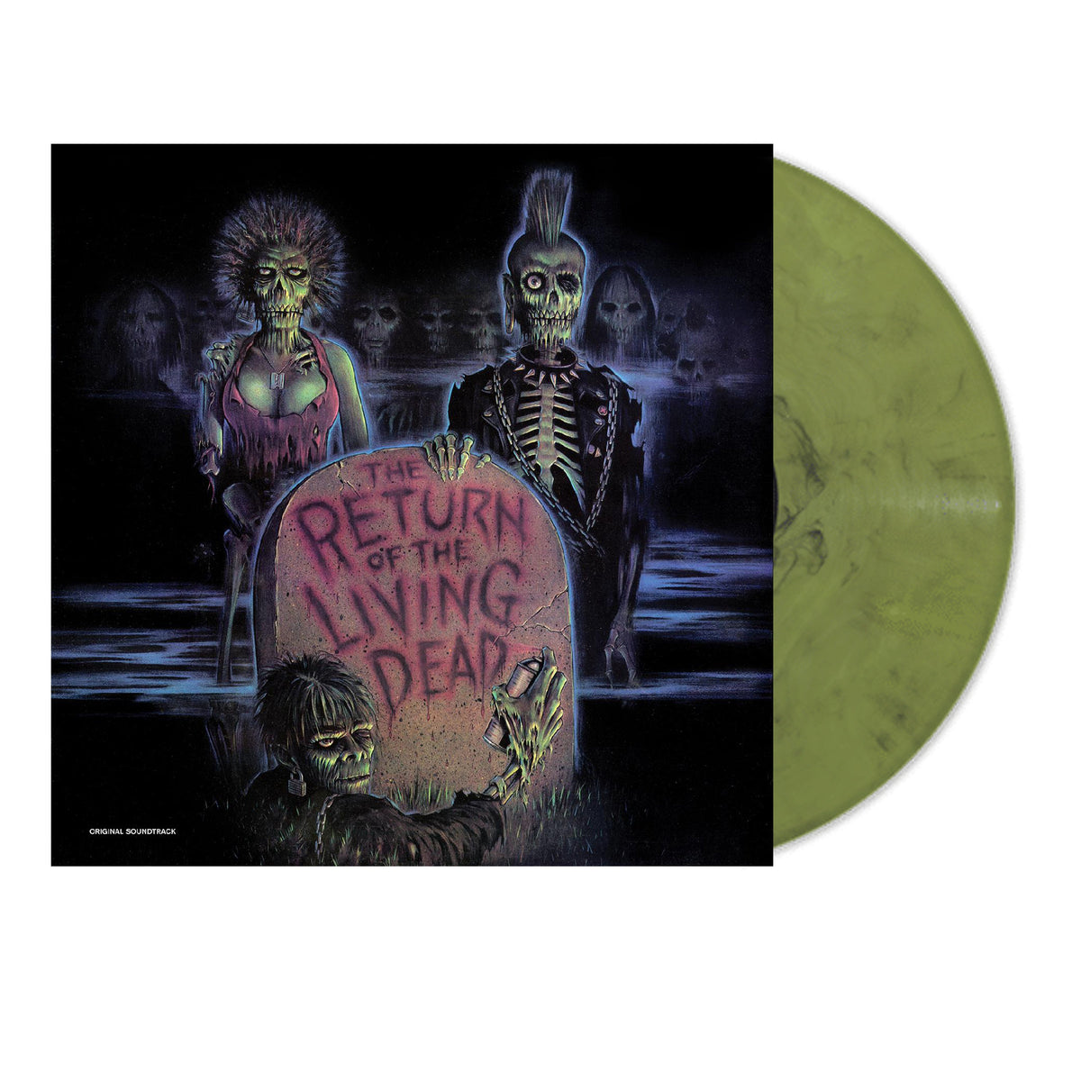 Various Artists - The Return Of The Living Dead--Original Soundtrack (Green W/ Black "Toxic Waste" ViNYL) | Mint (M) Mint (M)-Music History