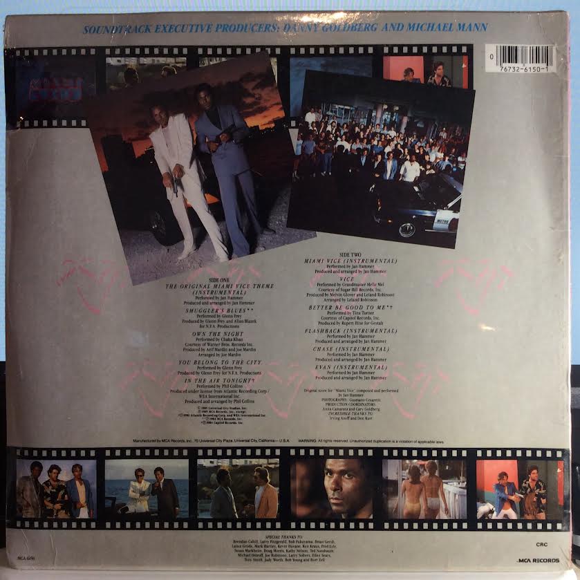 Miami Vice - Music From The Television Series (VINYL) | Mint (M) Excellent (EX)-Music History