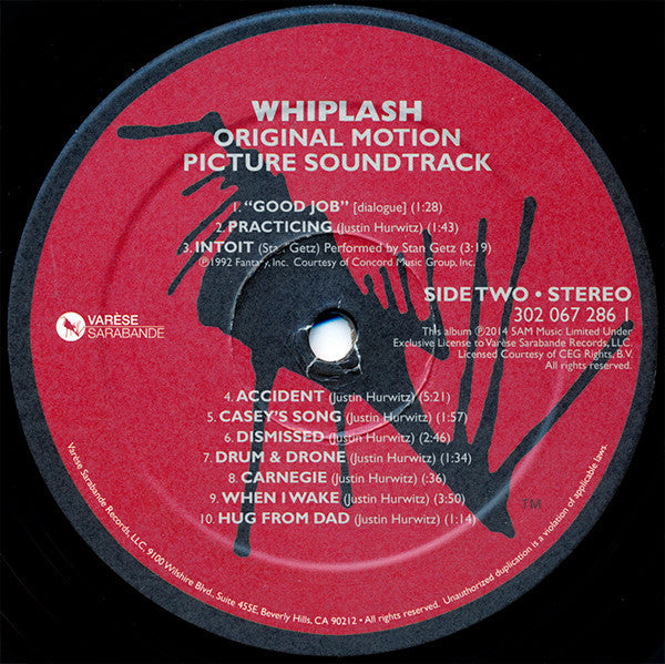 Various - Whiplash (Original Motion Picture Soundtrack) (VINYL) | Near Mint (NM or M-) Near Mint (NM)-Music History