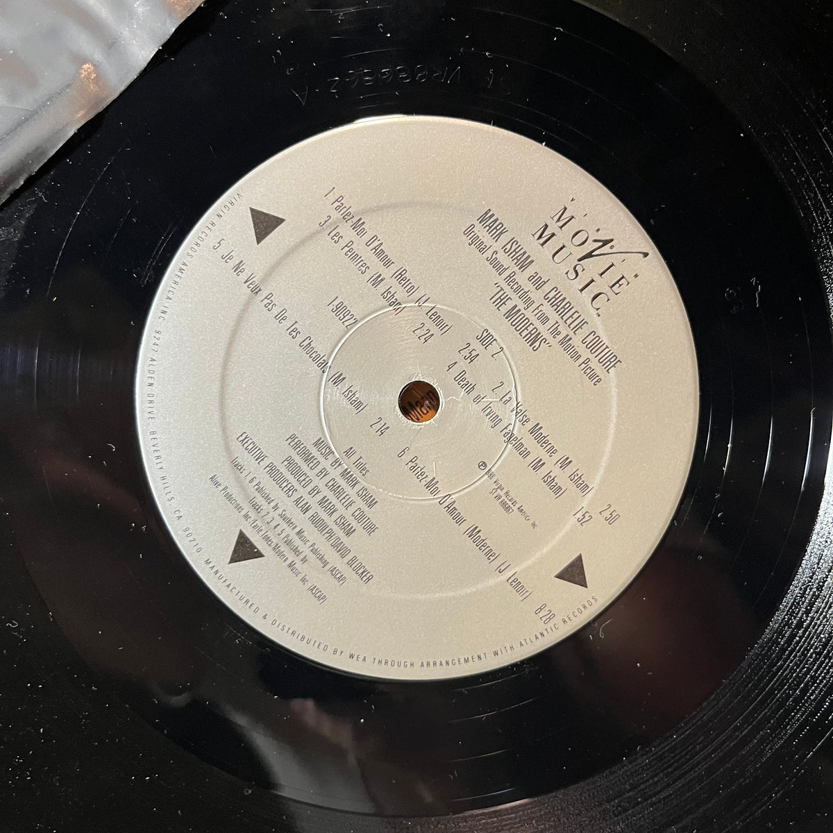 Mark Isham And Charlelie Couture - The Moderns (VINYL LP VIRGIN 7 90922-1 1988) | USED Near Mint- (NM-) Near Mint (NM)-Music History