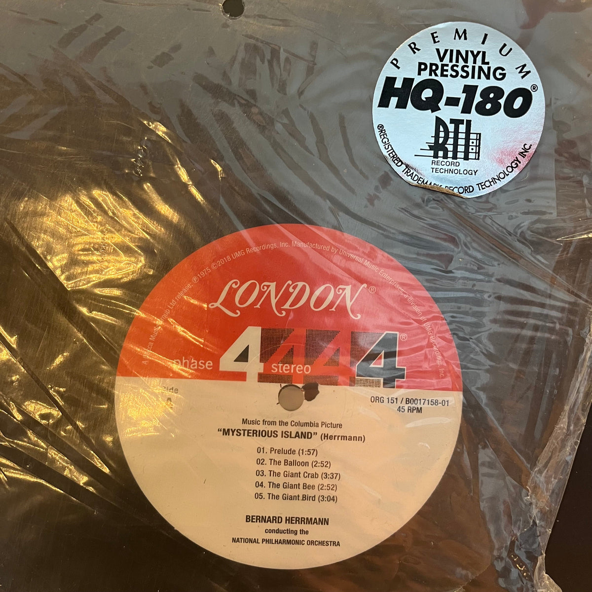 Bernard Herrmann - The Mysterious Film World Of Bernard Herrmann *ORG / NUMBERED* | Near Mint (NM) Near Mint (NM)-Music History