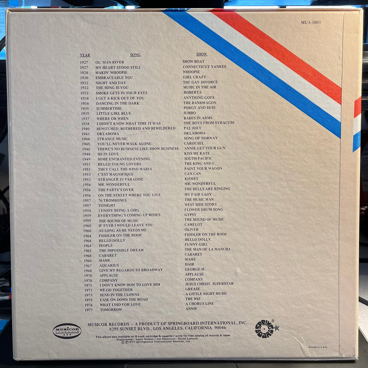 The World's Greatest Orchestras And Vocalists - 50 Years Of Broadway Music | Near Mint (NM) Near Mint (NM)-Music History