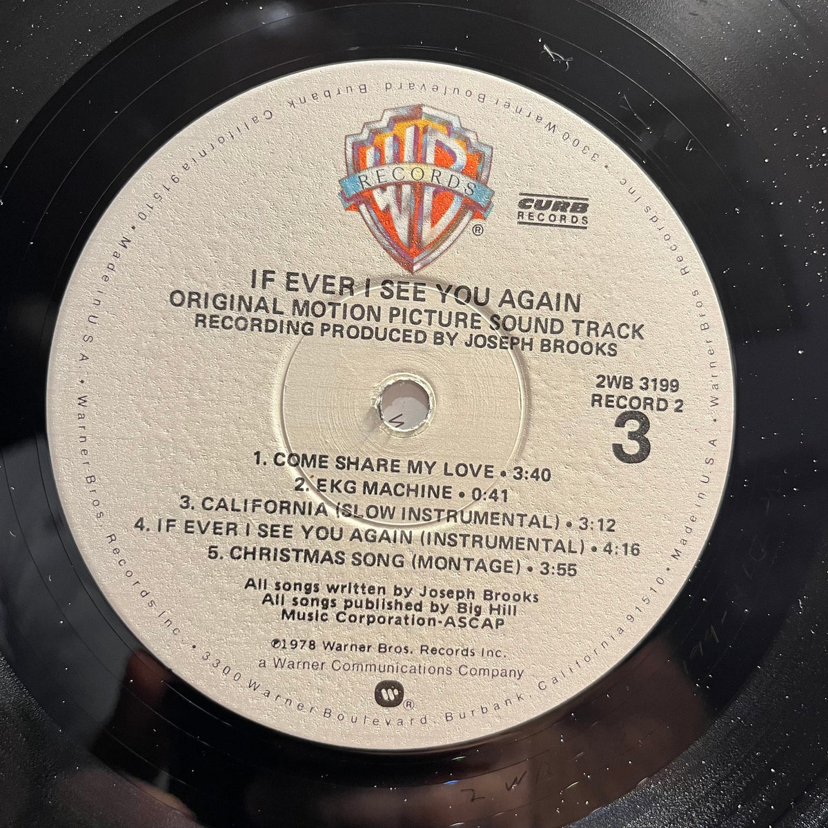 Joseph Brooks - If Ever I See You Again (Original Motion Picture Soundtrack) | Near Mint (NM) Near Mint (NM)-Music History