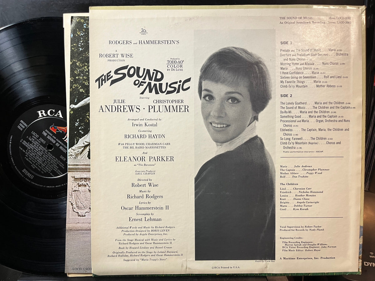Rodgers And Hammerstein / Julie Andrews, Christoph - The Sound Of Music (An Original Soundtrack Recording) (VINYL LP) | Near Mint (NM or M-) Excellent (EX)-Music History