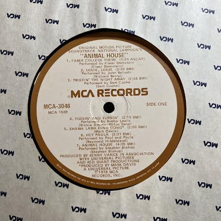 Various - National Lampoon's Animal House (Original Motion Picture Soundtrack) (VINYL) | Near Mint- (NM-)-Music History