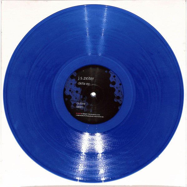 J.S.Zeiter - Delta EP (BLUE VINYL) | Mint (M) Generic--Music History