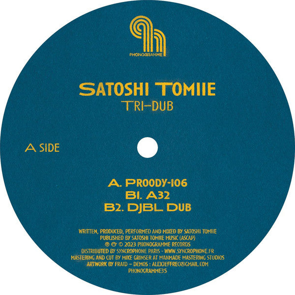 Tri-Dub (BLUE VINYL) | Mint (M) Generic--Music History