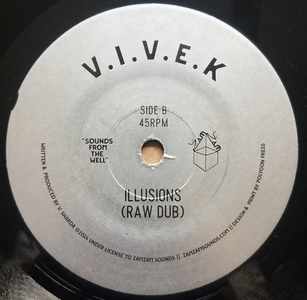 V.I.V.E.K - Illusions Dub (7" VINYL) | Mint (M) Mint (M)--Music History