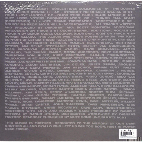 Kübler-Ross Soliloquies | Mint (M) Mint (M)--Music History