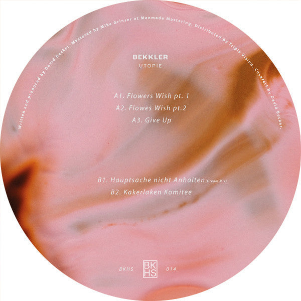 Bekkler - Utopie (VINYL) | Mint (M) Mint (M)--Music History