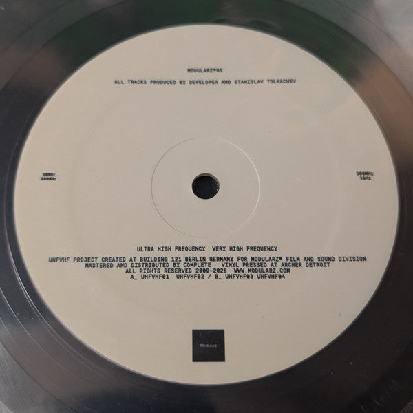 Developer - UHFVHF (CLEAR VINYL) | Mint (M) Generic--Music History