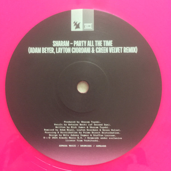 Party All The Time (REMIXES) (PINK VINYL) | Mint (M) Mint (M)--Music History
