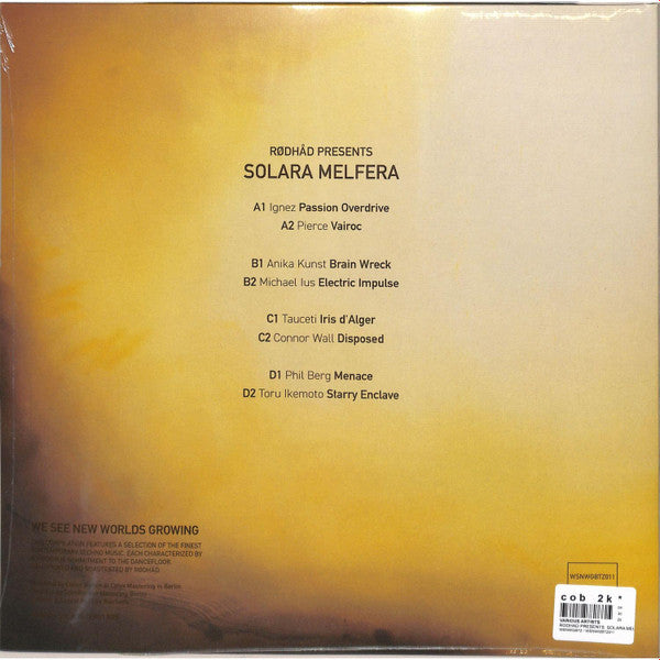 Rødhåd Presents: Solara Melfera (2xVINYL) | Mint (M) Mint (M)--Music History
