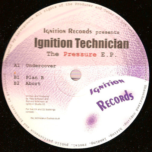 Ignition Technician - The Pressure EP | Near Mint (NM) Generic--Music History