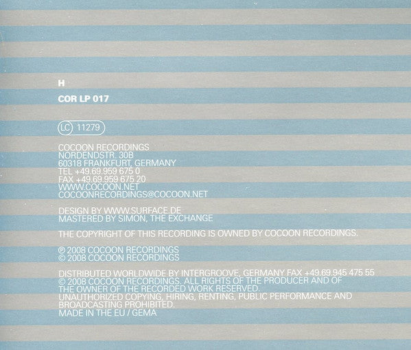 Various - Cocoon Compilation H (RECORD 3 ONLY) | Near Mint (NM) Near Mint (NM)--Music History