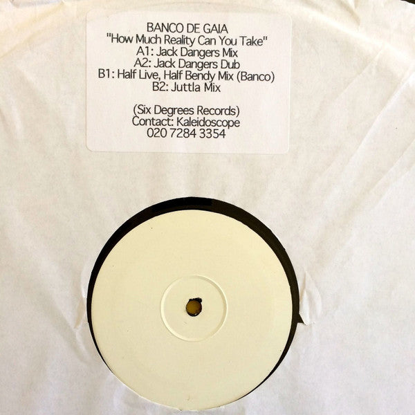 Banco De Gaia - How Much Reality Can You Take? (12" VINYL) | Generic--Music History