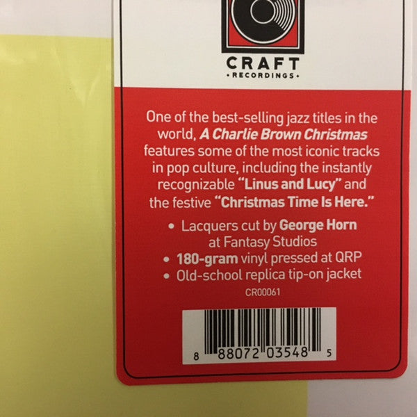 Vince Guaraldi - A Charlie Brown Christmas (180G VINYL) | Mint (M) Mint (M)-Music History