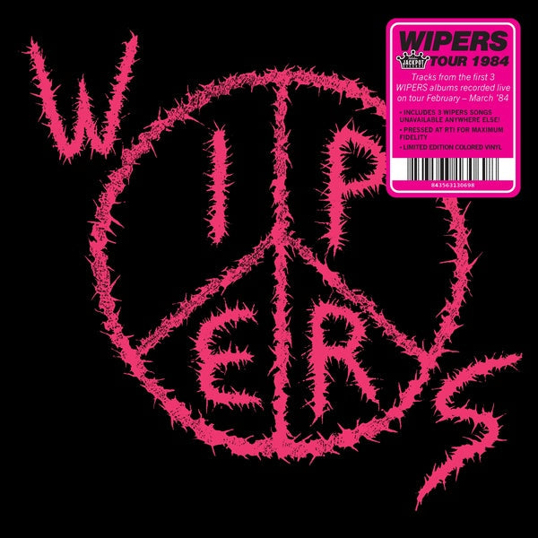 Wipers - Wipers Tour 1984 (LTD Pink Marbled VINYL LP Jackpot JPR-067) | NEW-Music History