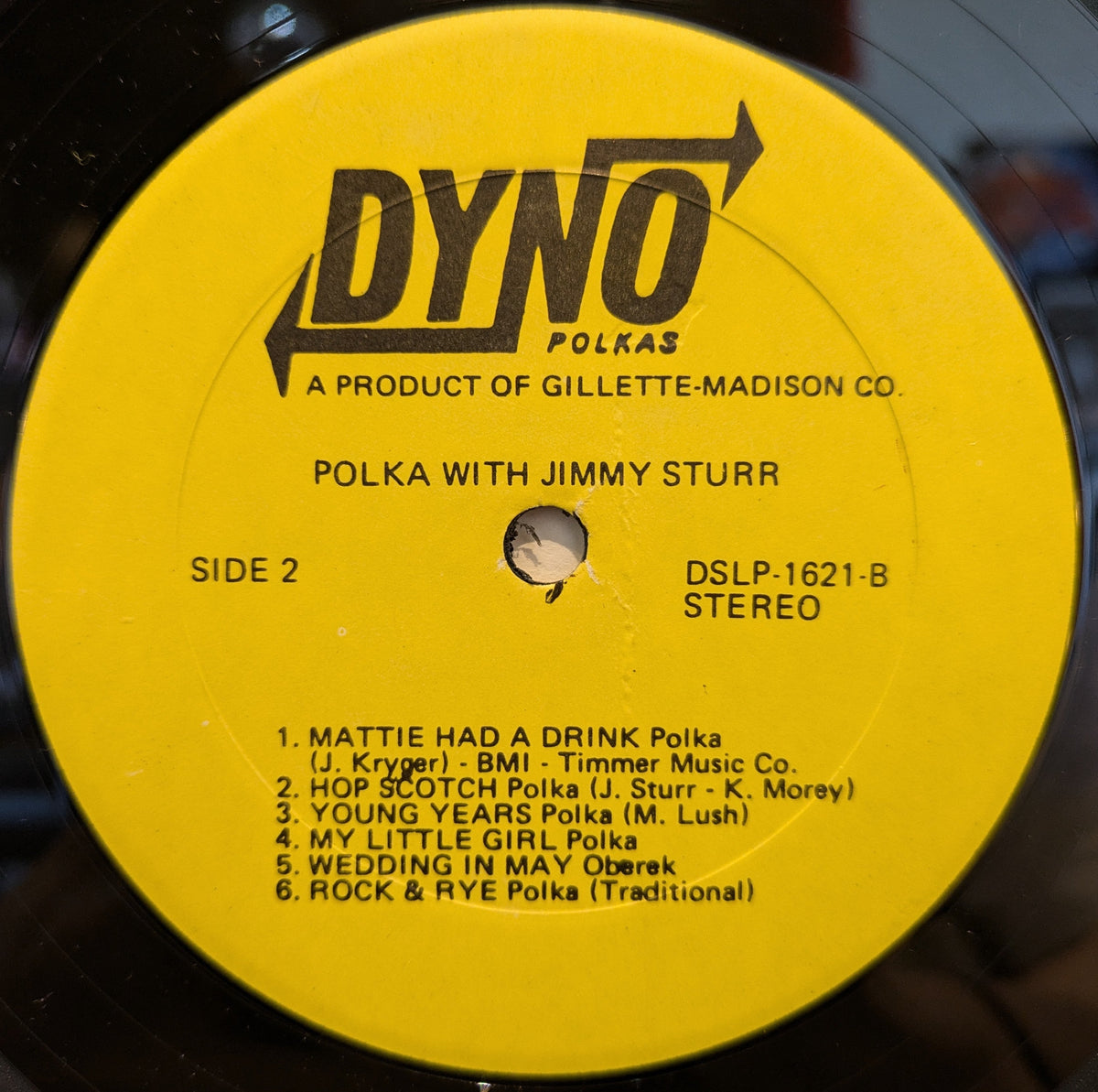 Jimmy Sturr - Polka With Jimmy Sturr *SHRINK* | Very Good Plus (VG+) Near Mint (NM)--Music History