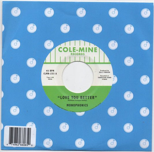 Monophonics - Love You Better / The Shape Of My Teardrops | Mint (M) Mint (M)-Music History