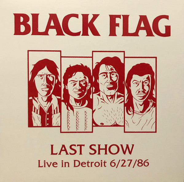 BLACK FLAG-LAST SHOW LIVE IN DETROIT 156/200 LIMITED RED VINYL-Music History