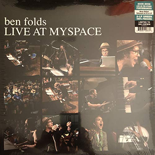 Ben Folds Live At Myspace - Vinyl-Music History