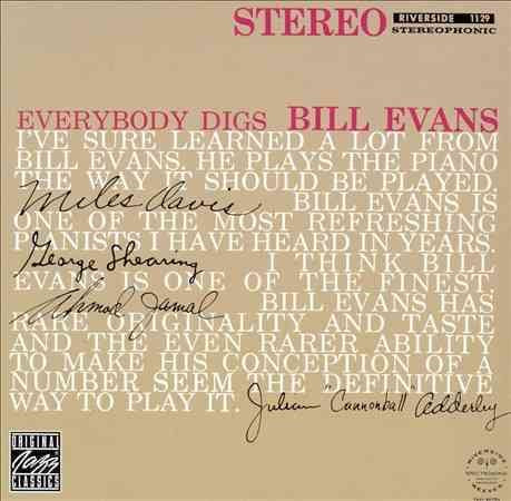 Bill Evans EVERYBODY DIGS BILL - Vinyl-Music History