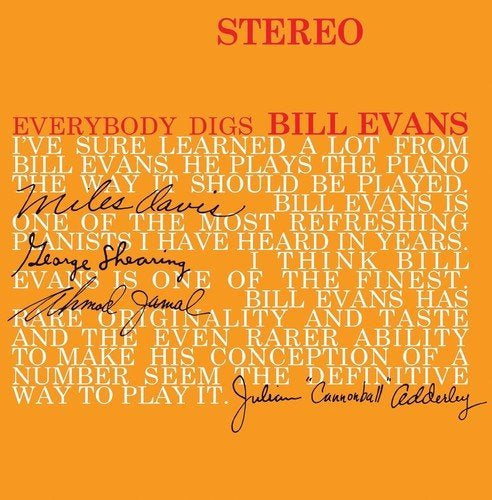 Bill Evans Everybody Digs Bill Evans - Vinyl-Music History
