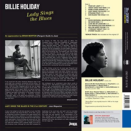 Billie Holiday Lady Sings The Blues [180-Gram Colored Vinyl With Bonus Tracks] [Import] - Vinyl-Music History