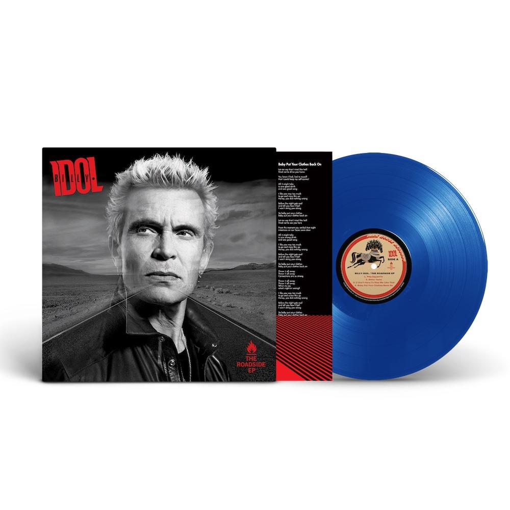 Billy Idol The Roadside EP (INDIE EX) [Limited Edition Blue Vinyl] - Vinyl-Music History