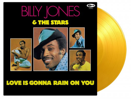 Billy Jones & The Stars Love Is Gonna Rain On You (50th Anniversary Edition, Translucent Yellow Vinyl) [Import] - Vinyl-Music History
