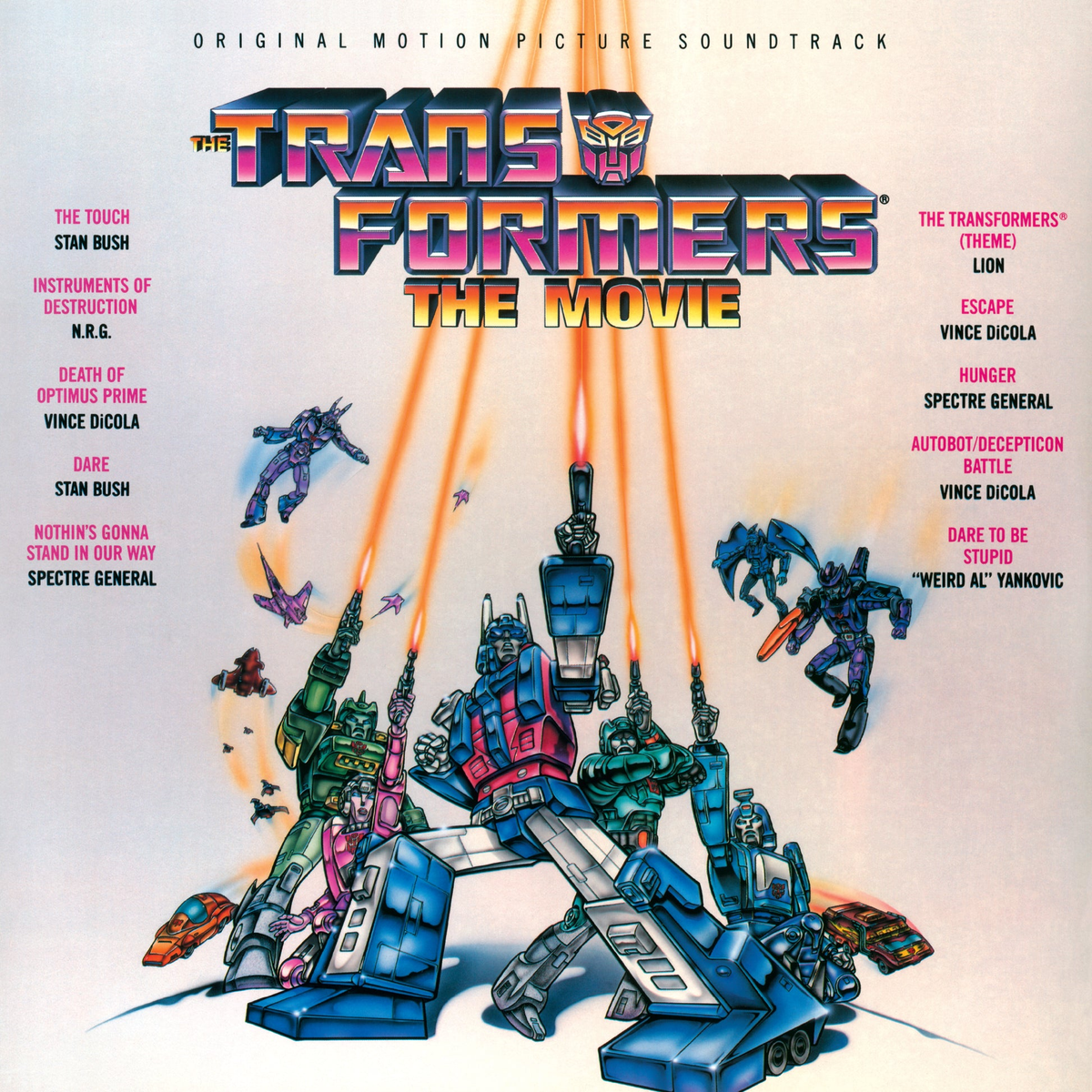 Various Artists - The Transformers: The Movie (Original Motion Picture Soundtrack) (Music On Vinyl) (Arrives in 21 days)-Music History