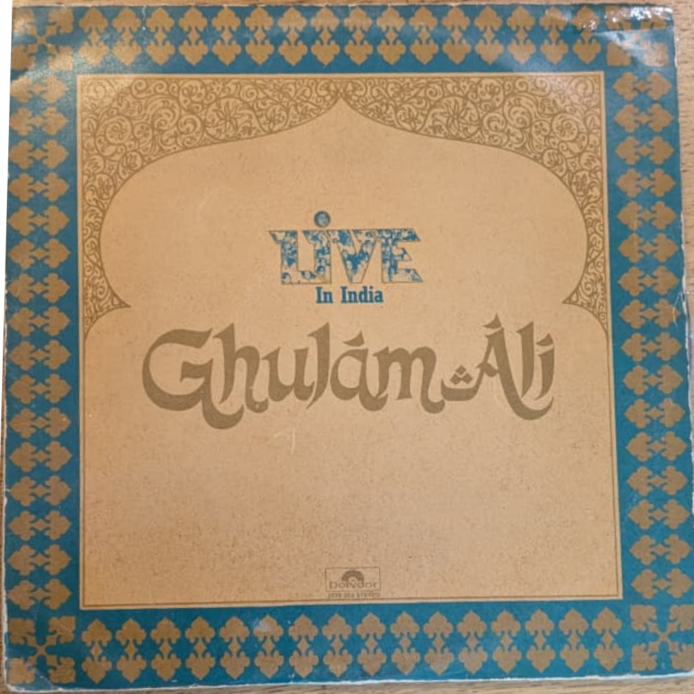 Ghulam Ali – Live In India (Urdu Ghazals) (Used Vinyl - VG) NJ Marketplace-Music History