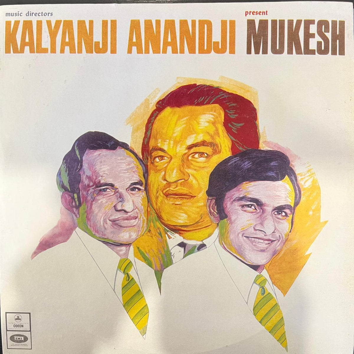 Kalyanji Anandji* Present Mukesh – A Selection Of Hindi Film Songs (Odeon Double Ring) (Reprinter Cover) (Used Vinyl - VG) NJ Marketplace-Music History