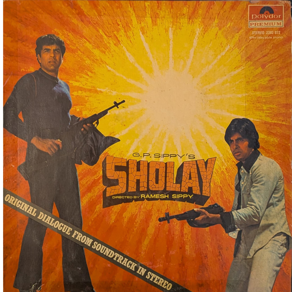 R. D. Burman ‚Äì Sholay (Sound And Dialogue Album) (Used Vinyl - G) NJ Marketplace-Music History