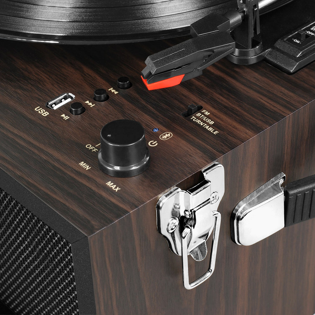 Liberty Record Player with Stand-Music History