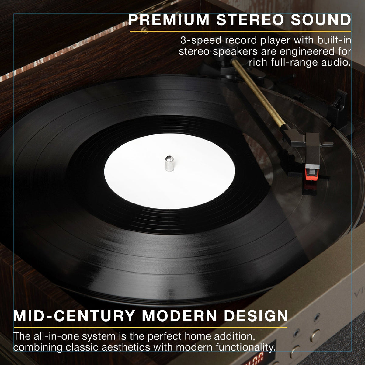 Century Essential Record Player-Music History