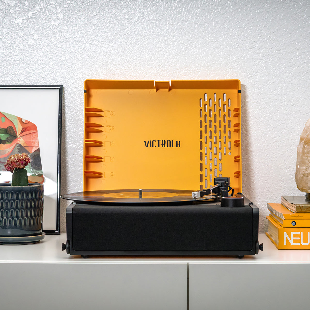 Revolution GO Portable Rechargeable Record Player-Music History