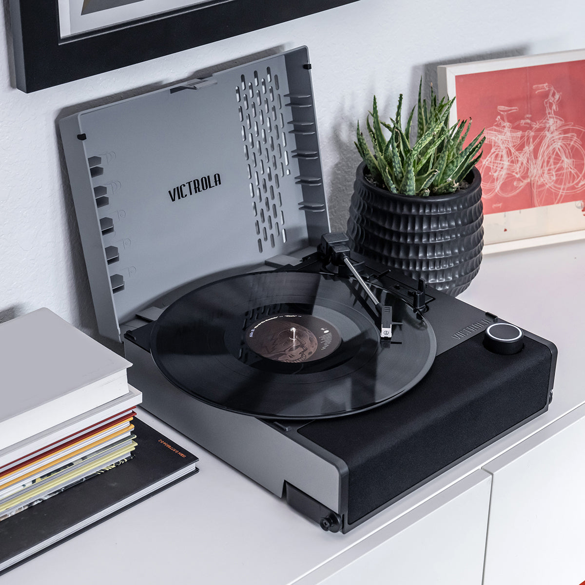 Revolution GO Portable Rechargeable Record Player-Music History