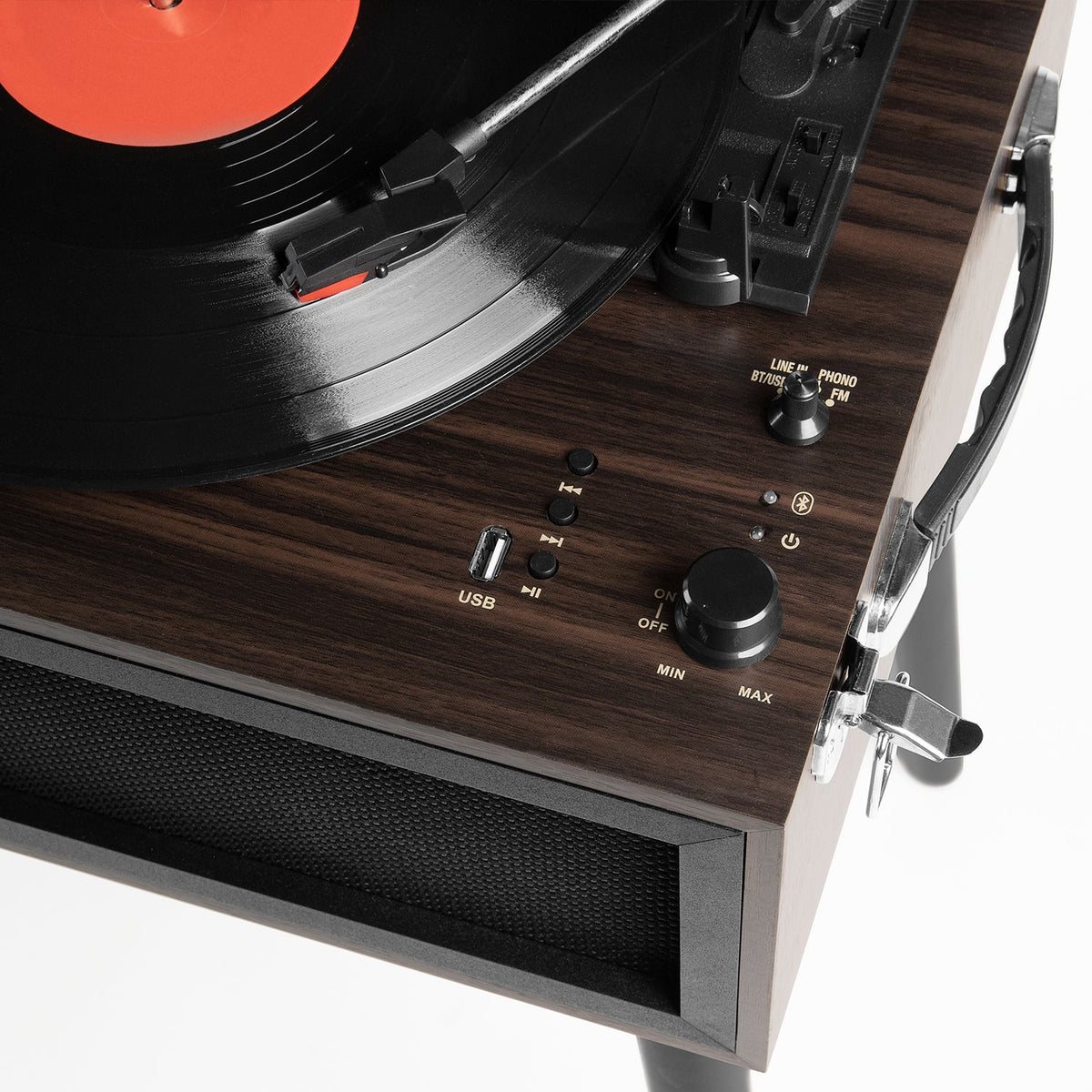 Liberty Record Player with Stand-Music History