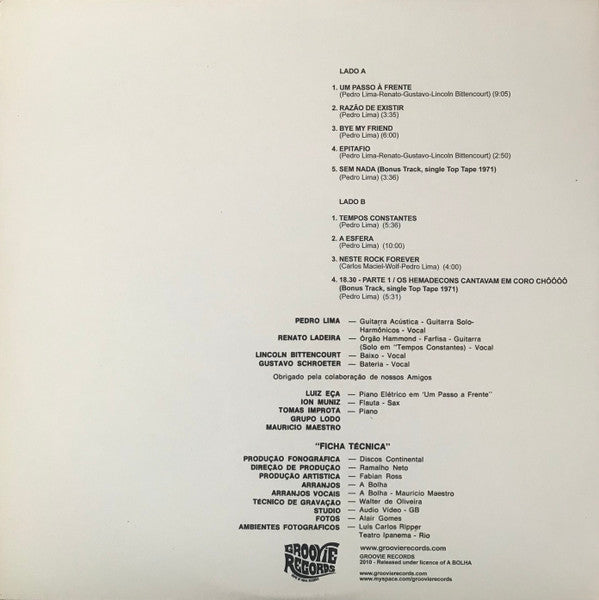 Um Passo A Frente | Mint (M) Mint (M)-Music History