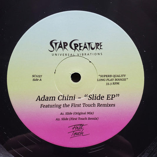 Adam Chini - Slide EP (The First Touch Remixes) | Mint (M) Generic-Music History